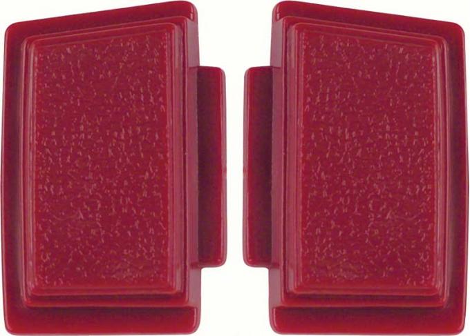 OER 1969-70 Chevrolet, Steering Wheel Horn Buttons, Red, Pair K213R