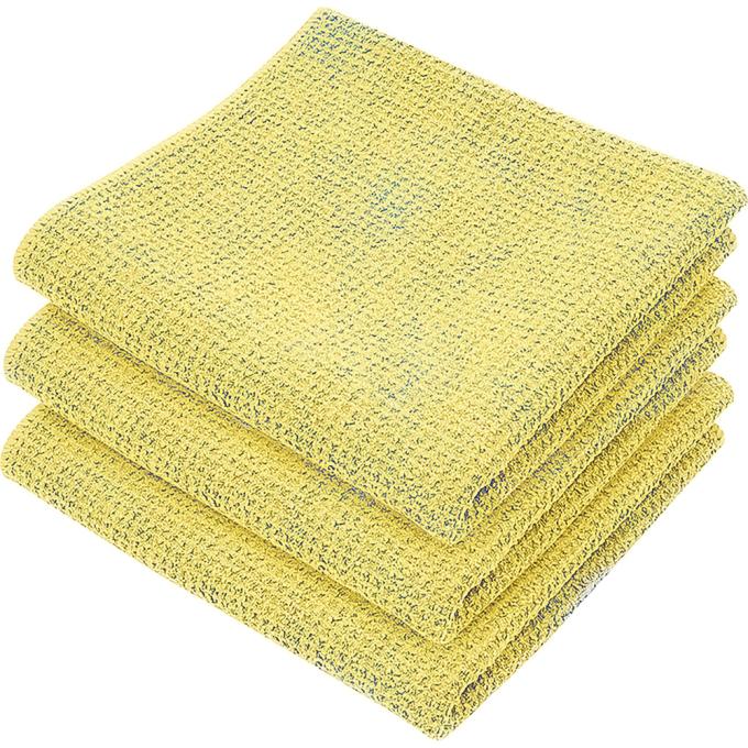 OER 25" x 36" Microfiber Waffle Weave Towel, 3 Pack, Color May Vary K89821