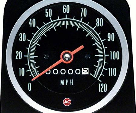 OER 1969 Camaro without Speed Warning 120MPH Speedometer 6482887