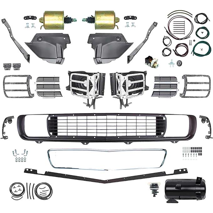 1969 Camaro RS, Headlamp Conversion Kit