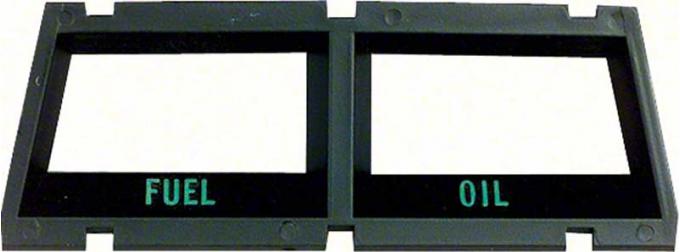 OER 1968-69 Camaro, 1968-74 Chevy II, Nova, Console Gauge Bezel, Fuel/ Oil, Front Bezel 6480884