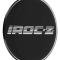OER 1985-1990 Camaro IROC-Z Wheel Center Cap Emblem, R15, 2-15/16", Black Background K151762BK