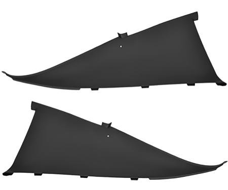 1973 Camaro / Firebird Inner Rear Sail Panels with Molded Style Headliner - Pair