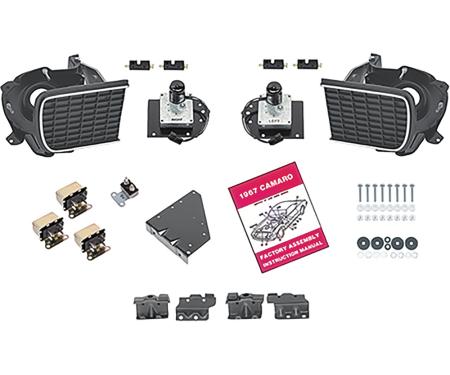1967 Camaro RS, Headlamp Restoration Kit, with Existing RS Hidden Headlamp Package