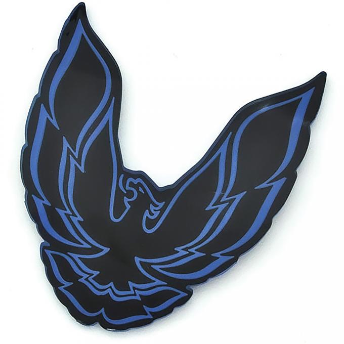 1985-90 Pontiac Trans Am, Formula, SE, Rear Panel Bird Emblem, Blue, GM Licensed