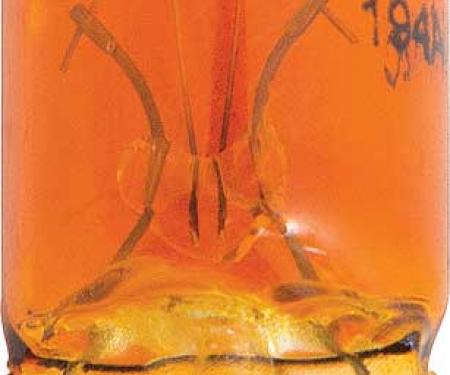 T3-1/4 Miniature Wedge Bulb, 2 Candle Power, Amber