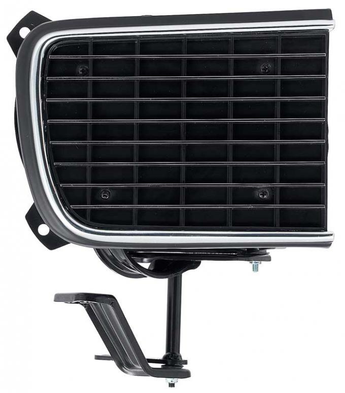 OER 1968 Camaro Rally Sport Headlight Door Assembly, with Black Door, RH Passenger Side 748781