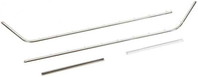 1968-69 Camaro, Door Panel Molding Kit, Convertible, Deluxe Interior, 6 Piece Set