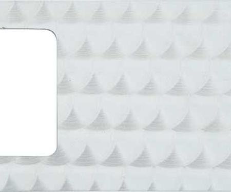 OER 1970-81 Pontiac Trans Am, Dash Filler Plate, Bezel Inlay, Engine-Turned, With Rear Defroster Switch Hole A8100330