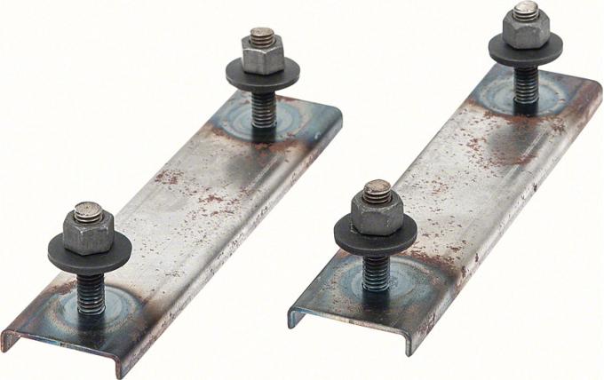 1982-92 Camaro, Front Bumper Cover Brackets, with Hardware, Pair
