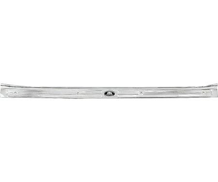 OER 1967-69 Camaro, Firebird, Door Opening Sill Plate, With Riveted Emblem, RH or LH, Each 7644760
