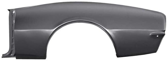 1967 Camaro, Rear Quarter Panel Repair Skin, with Door Jamb Section, LH, Drivers Side