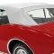 OER 1967-69 Camaro, Firebird, Convertible Top Kit, Original-Style Plastic Window, Pinpoint Grain White Top, Black Well Liner *R503110