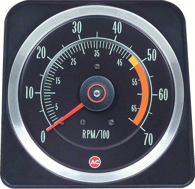 OER 1969 Camaro SS 350 5" X 7" Tach with 5000 Red Line 6469381