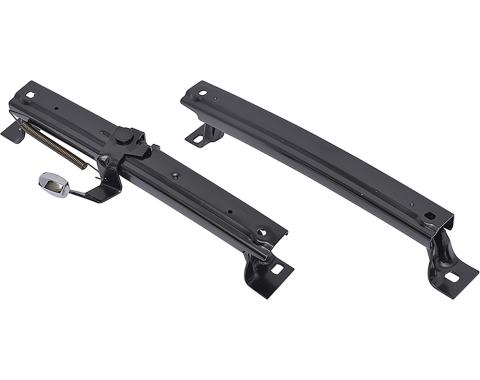 OER 1967-69 Camaro, Firebird, Bucket Seat Adjustment Tracks, LH Drivers Side, 2 Piece Set 14488