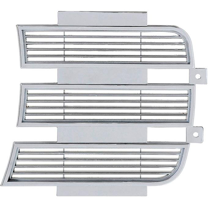 OER 1969 Camaro, RS Inner Headlamp Door, Die-Cast Chrome, LH Driver Side 3958005