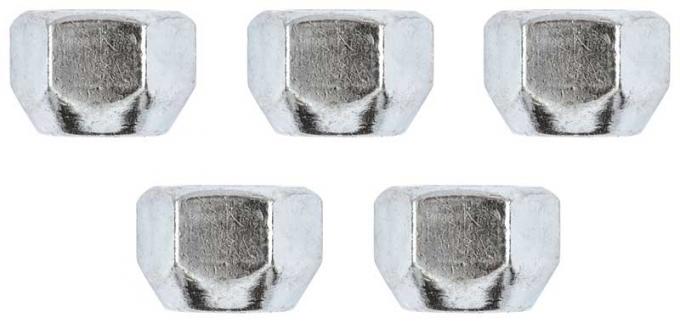 3/4" Hex Head Lug Nut, Standard 7/16" - 20 Thread, Set Of 5