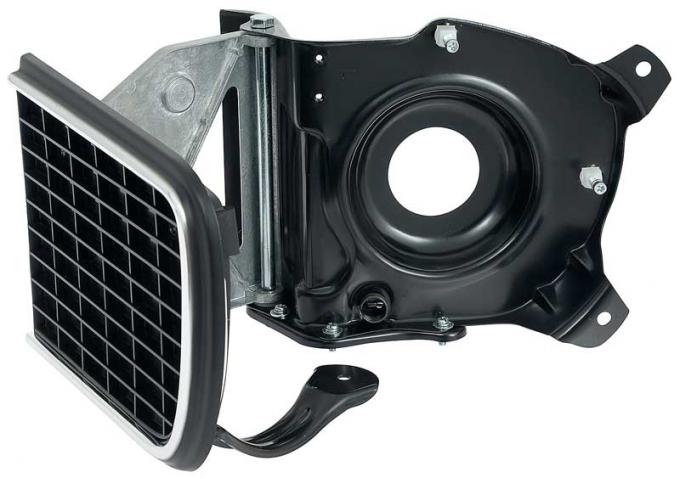 OER 1967 Camaro Rally Sport, Front Headlight Door Assembly, Assembled, LH Driver Side 748778