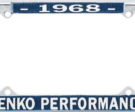 OER 1968 Yenko Performance License Plate Frame YF1968