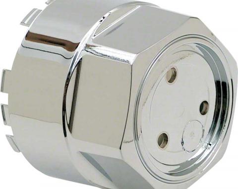1962-92 Chevrolet, Buick, Pontiac, Aluminum Wheel Center Cap, Chrome, for Zero Offset