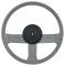 OER 1984-89 Camaro, Steering Wheel Horn Button Cap, Leather Wrapped, GM Licensed 17983442