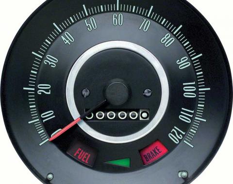 OER 1967 Camaro / Firebird without Speed Warning Standard 120MPH Speedometer 6480794