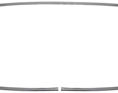 OER 1970-74 Camaro, Firebird, Back Glass Molding Set, "Show Quality Reproduction", C2366