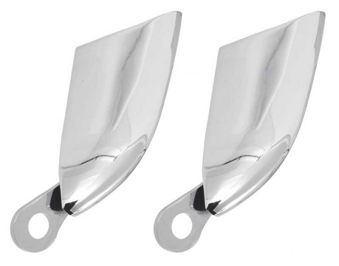 Redline Restomotive® Camaro 70-73 Std (1 Pair) Ft. Bumper Guard Chrome LG-00-1921