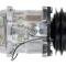 OER Sanden 507 Style A/C Compressor w/ 2-Groove V-Belt Clutch Pulley, Polished Finish, SD507/SD5H11 AC5104P