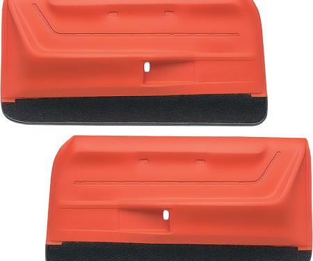 OER 1969 Camaro Molded Door Panels, with Deluxe Interior, Hugger Orange, Pair K62911