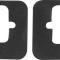 OER 1969 Camaro RS, Housing to Body Back-Up Housing Gaskets, Pair C2551