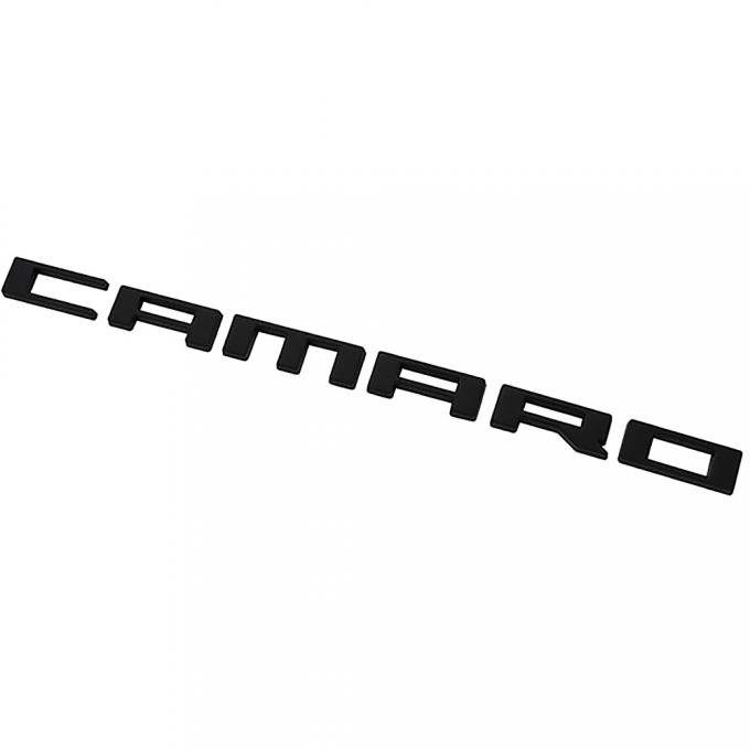 2010-15 Chevrolet Camaro, Front Fender Emblem, Camaro Logo, Black
