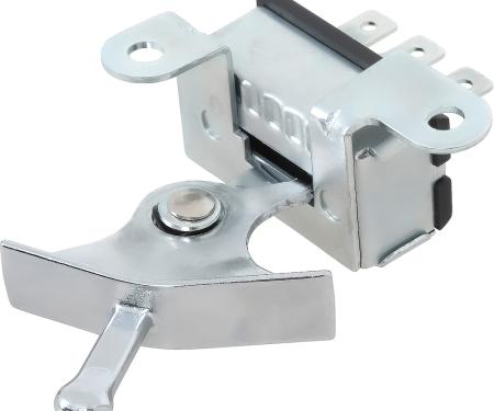 OER 1967-68 Camaro, Firebird, Impala, Bel Air, Caprice, Heater & AC Control Fan Blower Switch, with AC 3891795