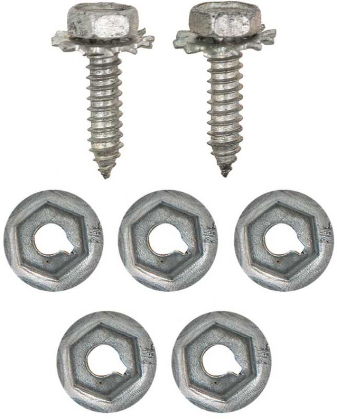 1967-69 Camaro / Firebird, 1968-72 Chevy II / Nova Heater Box Cover Mounting Kit