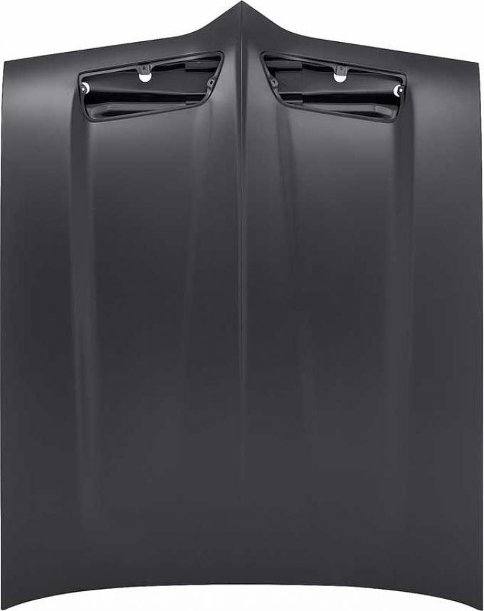 OER 1969 Firebird, Trans-Am, Hood Assembly, Stamped Steel, Bolt On, EDP Coated 14986