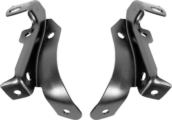 Classic Headquarters Front Inner Bumper Brackets, Pair W-554