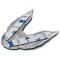 1985-90 Pontiac Trans Am, Formula, SE, Rear Panel Bird Emblem, Blue, GM Licensed