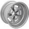 1967-81 Pontiac, Rally II Wheel, 15" x 8" with 4" Backspacing (-12mm ET), 5 x 4-3/4" Lug Pattern, Silver/Gray Finish, Each