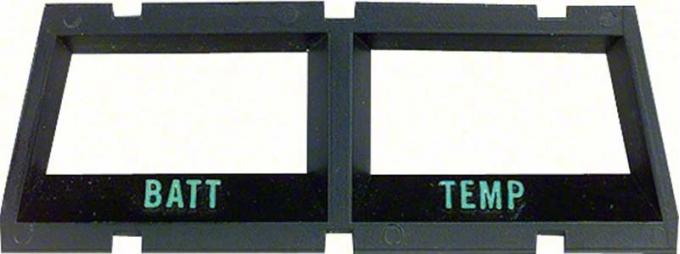OER 1968-76 Console Battery/Temperature Gauge Bezel 6480881