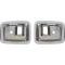 OER 1968-69 Camaro, Door Grab Handle Bezels, with Deluxe Interior, Molded Door Panels K207