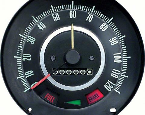 OER 1967 Camaro / Firebird with Speed Warning Standard 120MPH Speedometer 6480796