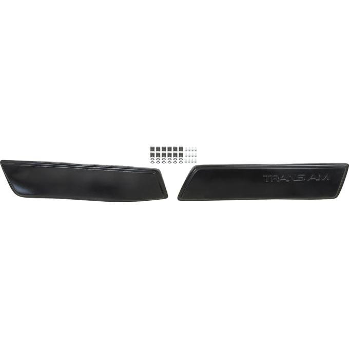 1983-84 Pontiac Trans Am, Front Grill Opening Covers, with "Trans Am" RH & LH: Pair