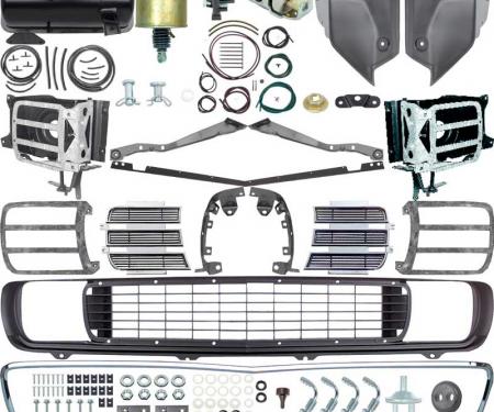 OER 1969 Camaro RS, Headlamp Conversion Kit, with Console Gauges *R5049