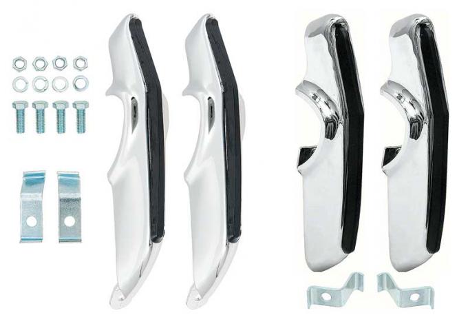 OER 1967-68 Camaro, Deluxe Bumper Guards, Front and Rear, Set of 4 *R9905