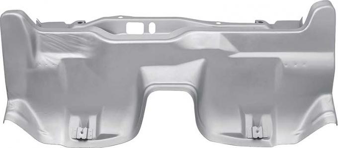 OER 1970-73 Camaro, Firebird, Rear Seat Back Panel, Stamped Steel, Silver Weld-Thru Coating B10012W
