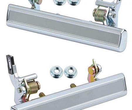 OER 1976-81 GM Models, Exterior Door Handle, Chrome, 5-5/8" Long, Pair *881406