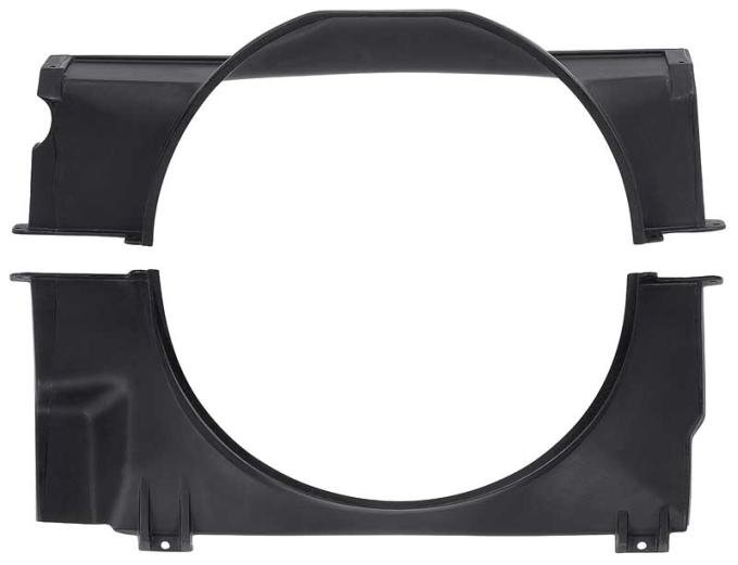 1982-85 Camaro, Fan Shroud Set, Upper & Lower, 305H, 305-7, 5.0-S, without AC, 2 Piece Set