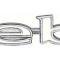 OER 1967-69 Pontiac Firebird, "Firebird" Front Fender Emblem, with Hardware, Each, GM Licensed 9796319