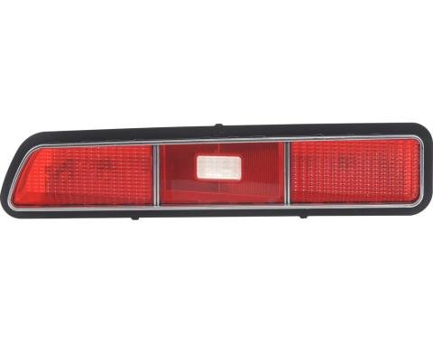 OER 1969 Camaro, Tail Light Lens, Standard, SS, Z28, except RS, LH Drivers Side, GM Licensed 5961567