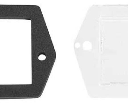 OER 1970-73 Camaro, Rear License Lamp Lens & Gasket, Each 917053